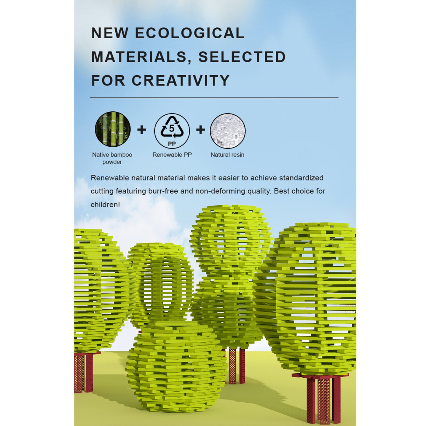 Archimedes Hole Blocks 100pcs Cool